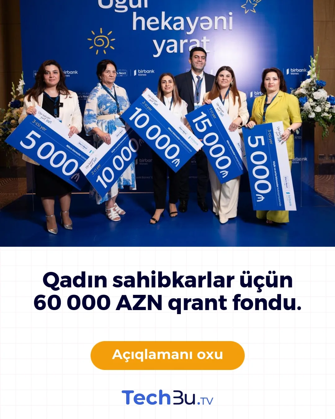 Qadın sahibkarlar üçün 60 000 AZN qrant fondu.