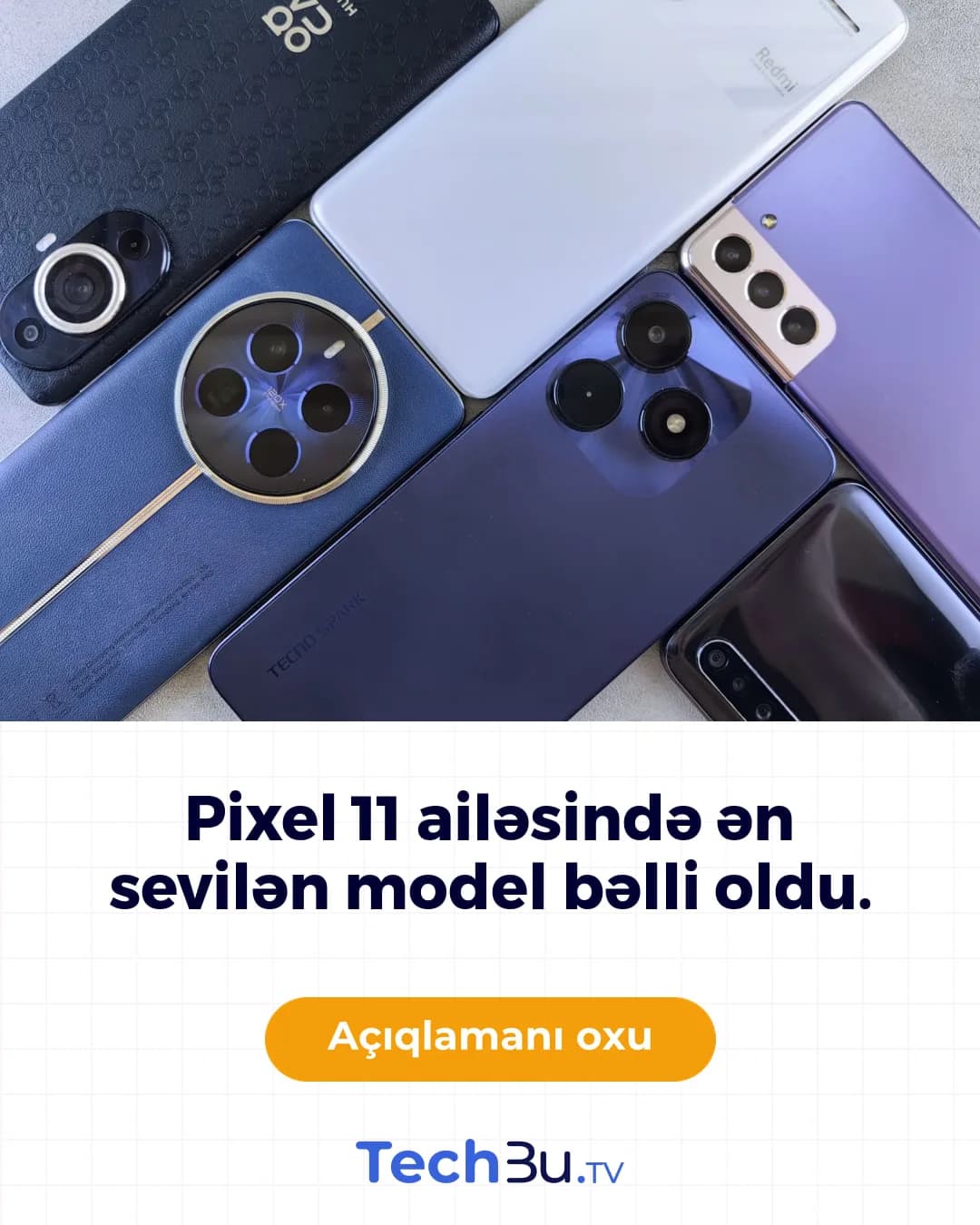 Pixel 11 sorğusunda Pro modeli liderdir