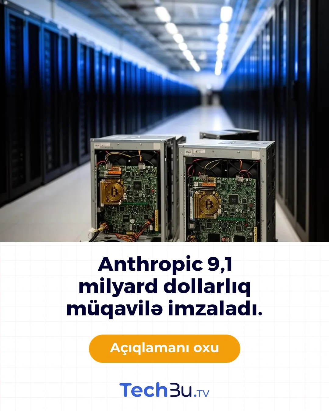Anthropic Riot ilə 9,1 milyard dollarlıq müqavilə imzaladı