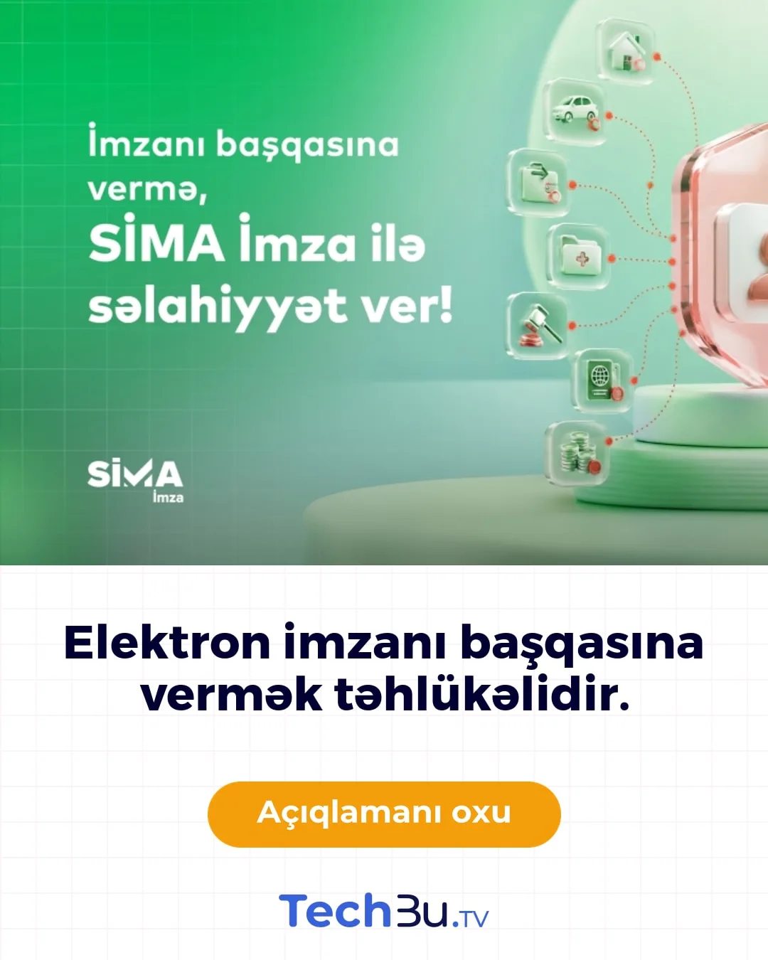 Elektron imzanı başqasına vermək riskləri