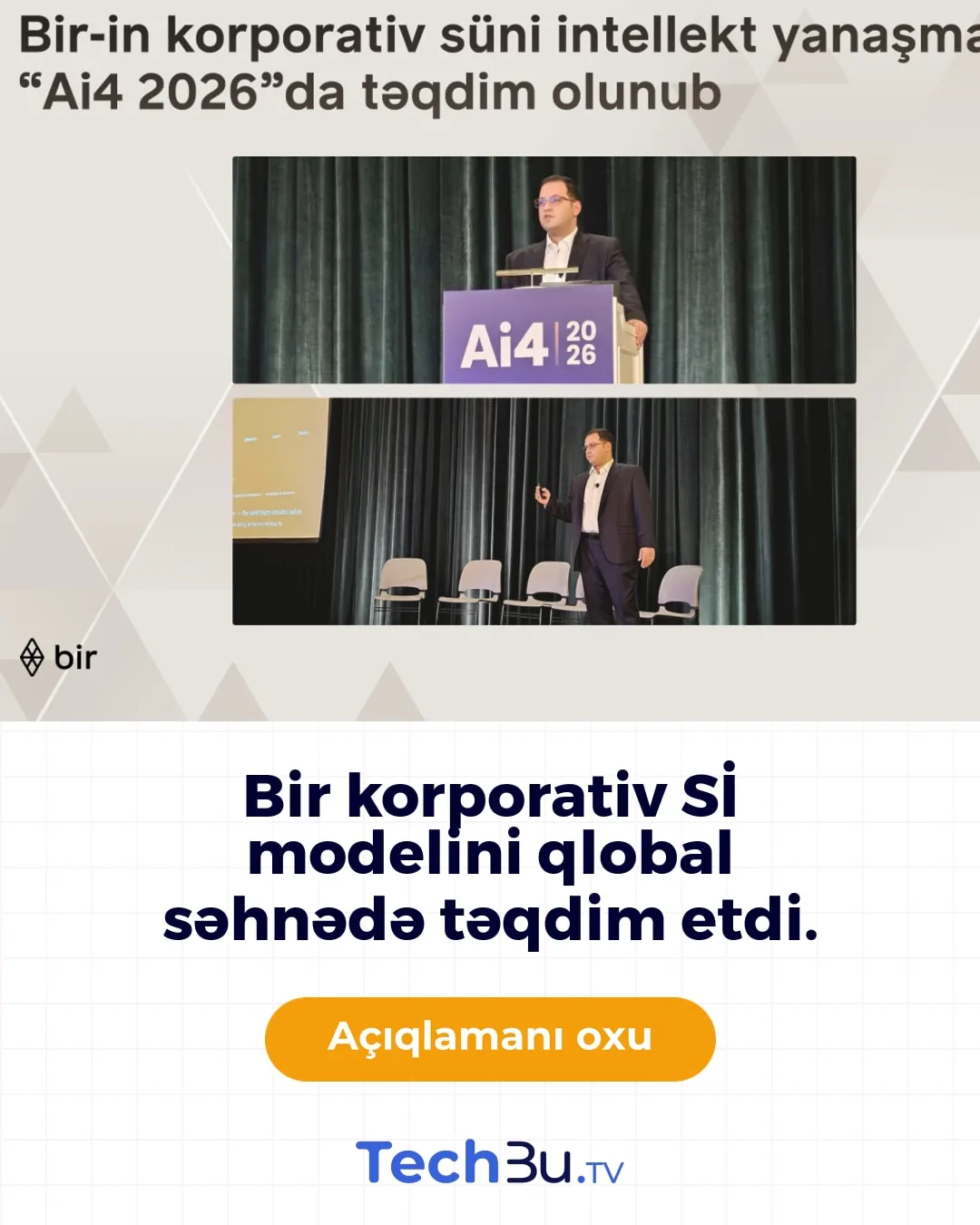 Bir korporativ Sİ yanaşması Ai4 2026