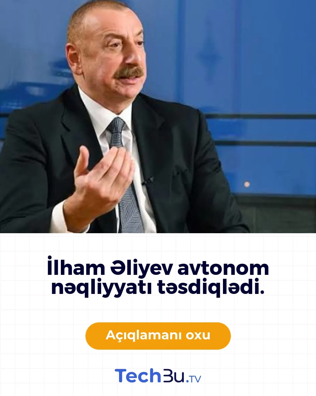 Avtonom nəqliyyat vasitələri Azərbaycanda qanuniləşir