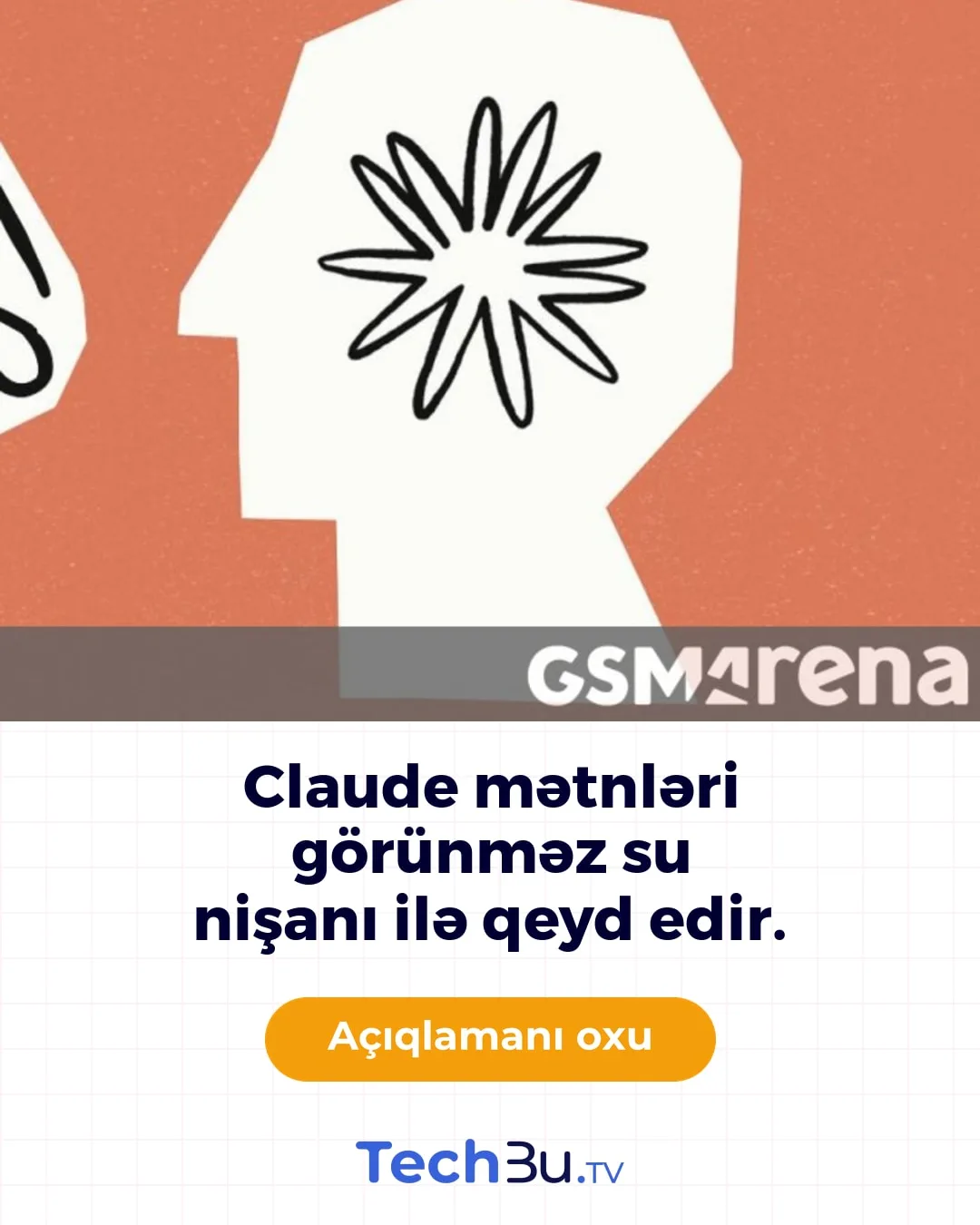 Claude tərəfindən yaradılan mətnlər su nişanı ilə qeyd olunur