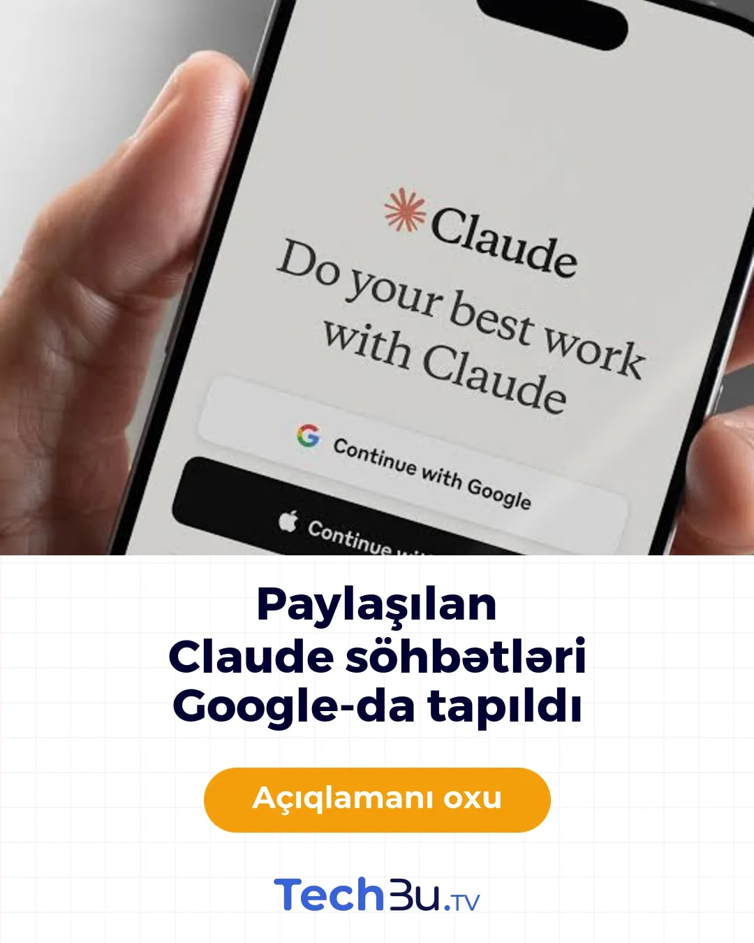 Claude paylaşım linkləri Google-da indeksləşdi