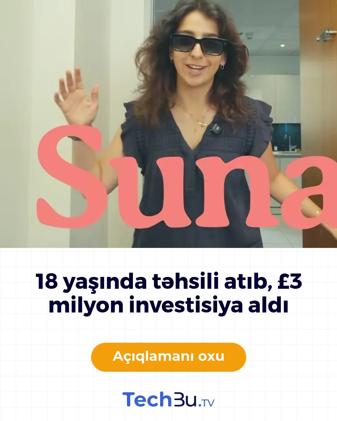 18 yaşında təhsili atıb, £3 milyon investisiya aldı