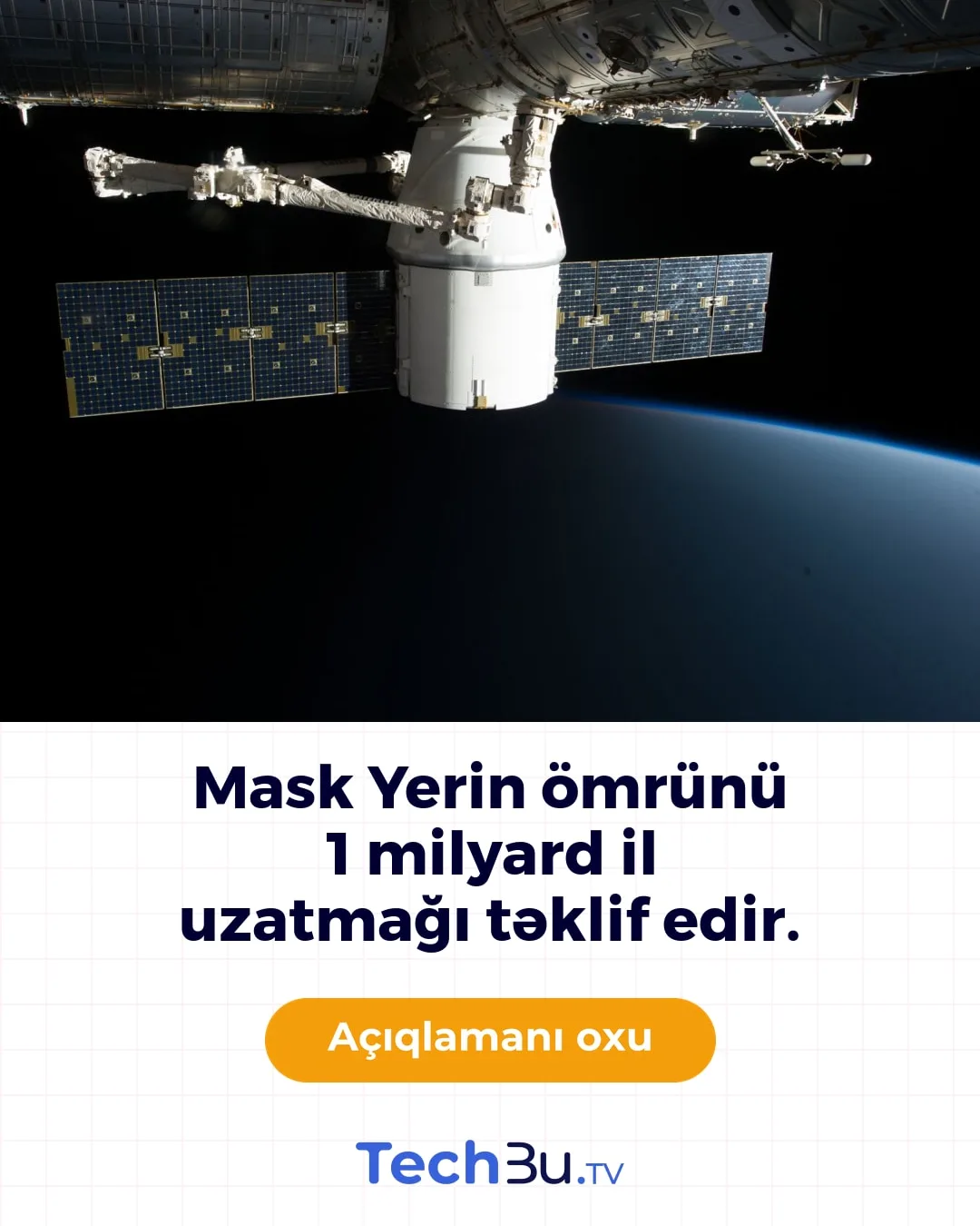 Maskın 1 milyard illik kosmik təklifi