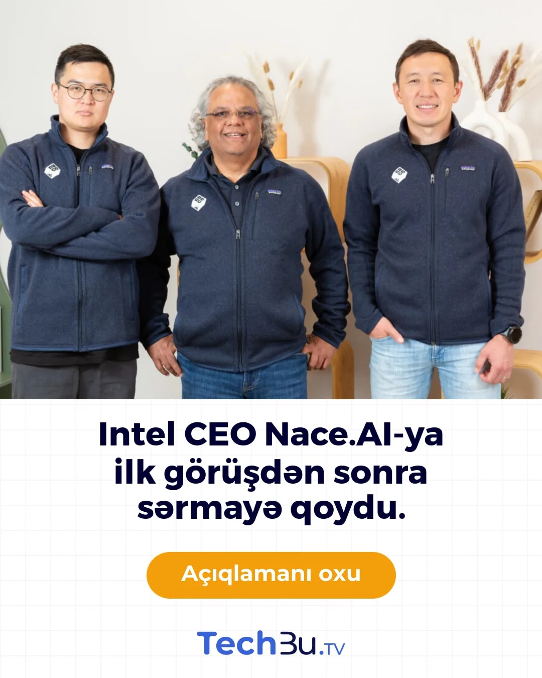 Intel CEO Nace.AI-ya investisiya yatırdı