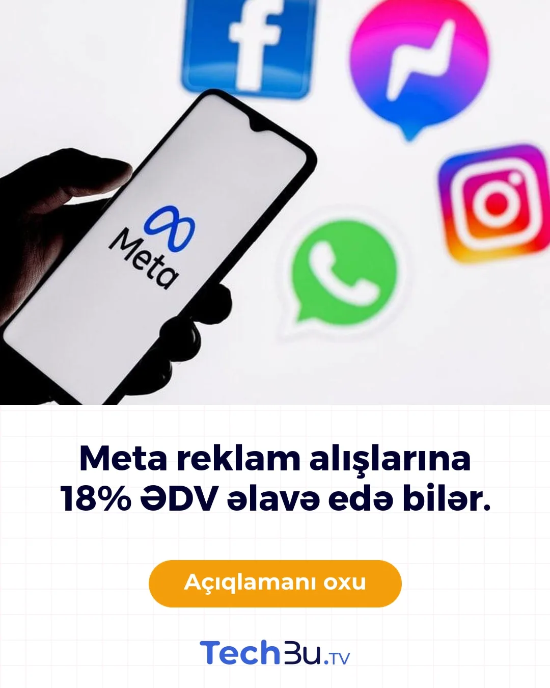 Meta Azərbaycanda ƏDV qeydiyyatına başladı