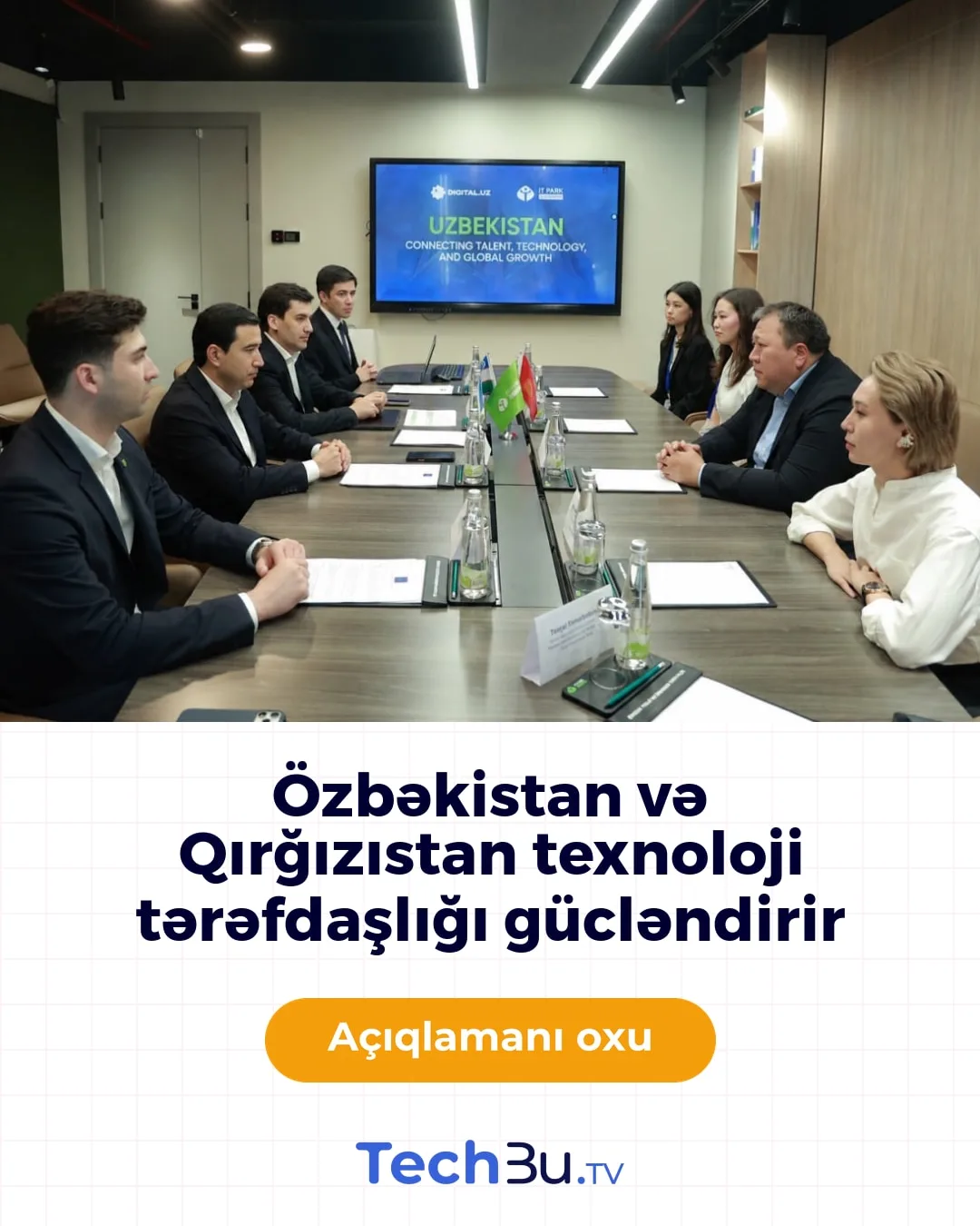 Özbəkistan və Qırğızıstan IT tərəfdaşlığı genişlənir