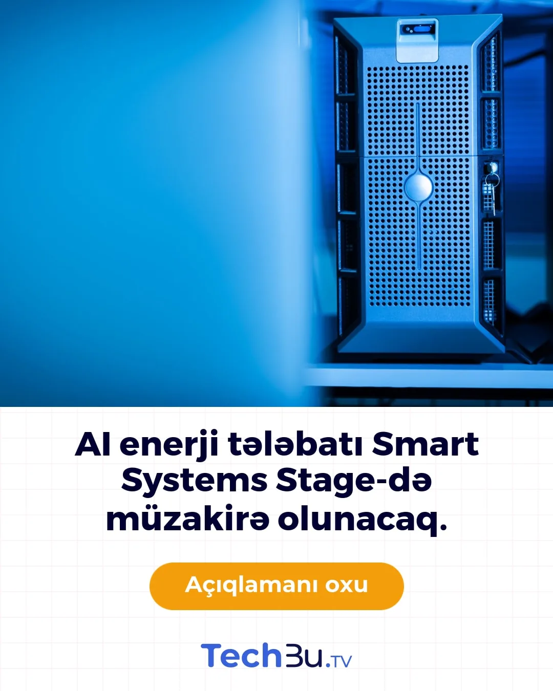 AI enerji tələbatı Smart Systems Stage-də müzakirə olunacaq.