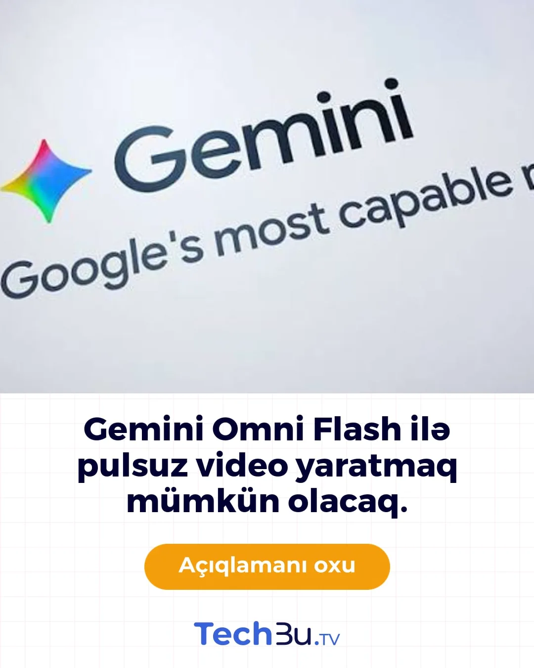 Google Gemini Omni Flash pulsuz AI video