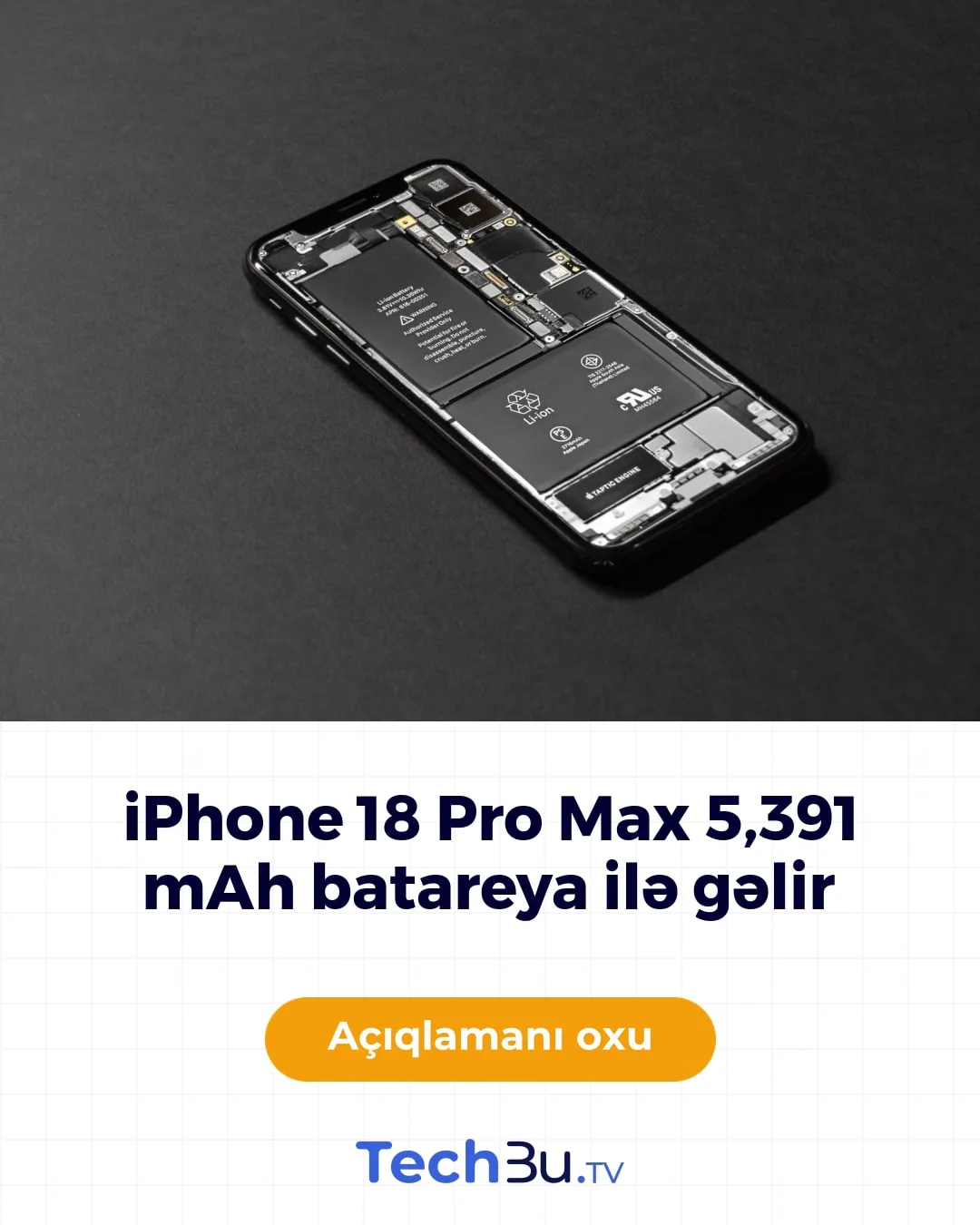 iPhone 18 Pro Max batareyası: yeni detallar