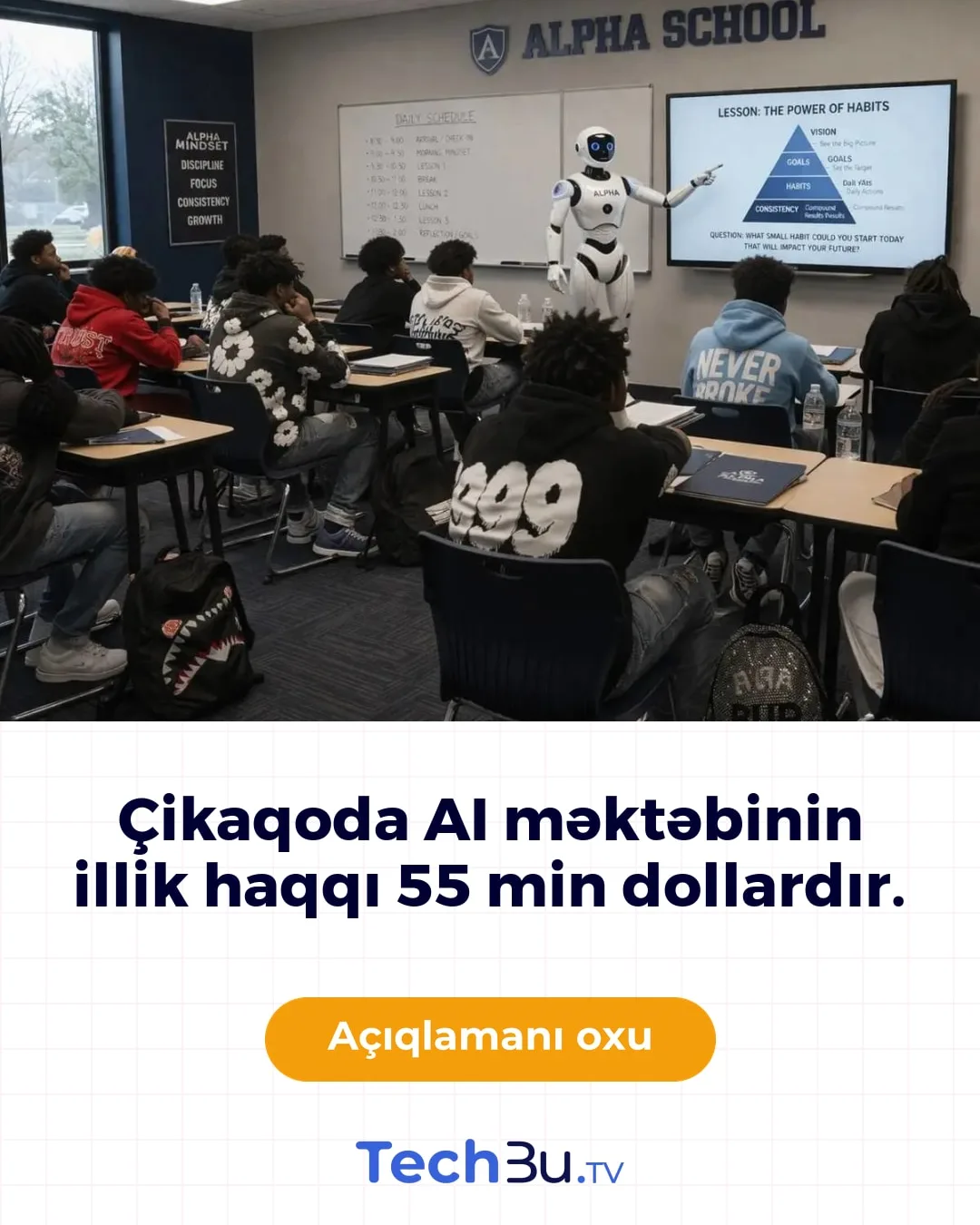 Çikaqoda AI əsaslı Alpha Chicago özəl məktəbi açıldı