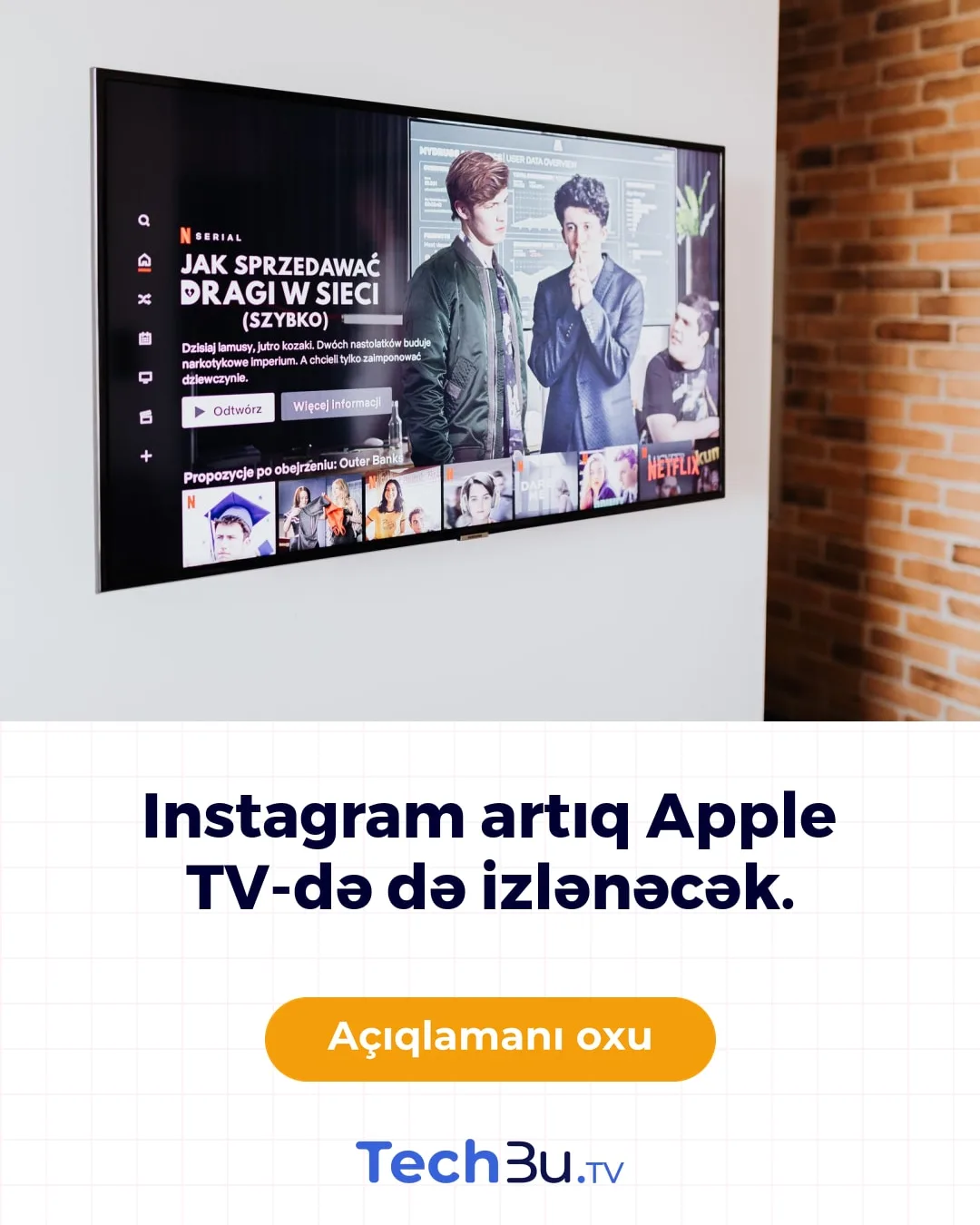 Instagram artıq Apple TV-də də izlənəcək.